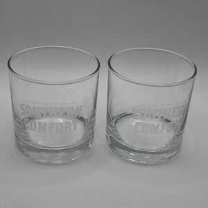 Southern Comfort drinking glasses (x2) The Spirit Of New Orleans